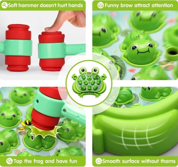 Interactive Whack-A-Frog Game – 5 Modes, Music & Lights - Image 5