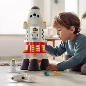 STEM Rocket Toy Playset – Buildable Space Adventure for Kids